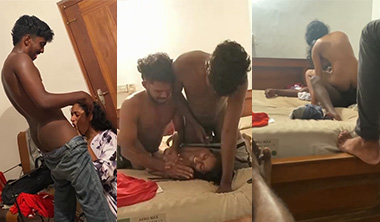 Desi Mallu Girl Deep Blowjob – Painful Threesome Mms Viral